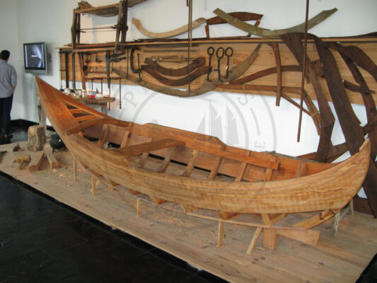 Traditional boat building process in the Ilhavo maritime museum