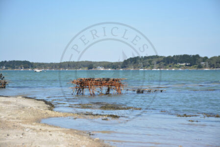 B1 - Oyster infrastructure - Locmariaquer (Gulf of Morbihan, Brittany) - Sybill HENRY